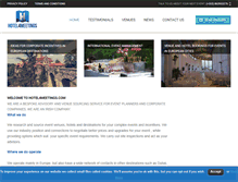 Tablet Screenshot of hotel4meetings.com